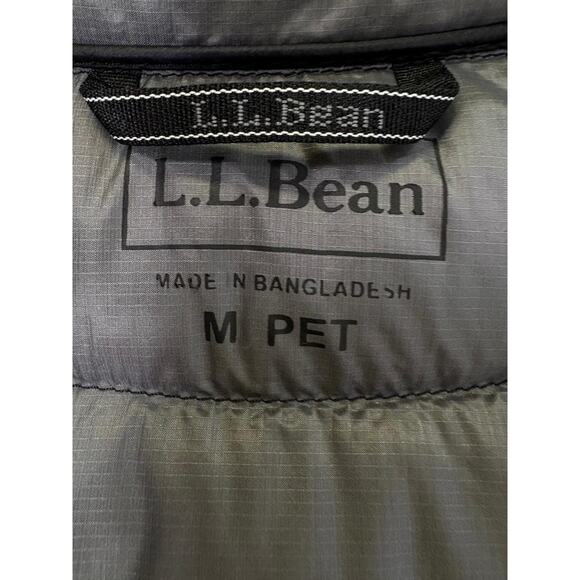 LL Bean Women’s Petite M Ultralight 850 Down Jacket Black Quilted Pertex DownTek - Picture 10 of 15